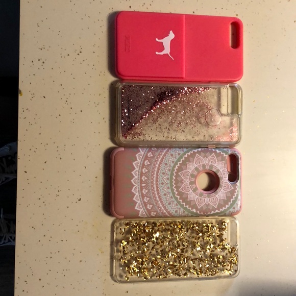 PINK Victoria's Secret Accessories - Bundle of 4 IPhone 7/8 Plus phone cases!!!